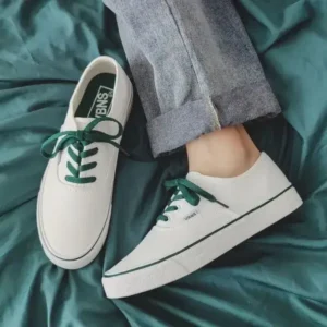 Techshoppy Fashion Solid Color Breathable Canvas Shoes