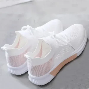 Techshoppy Women Fashion Color Blocking Breathable Sneakers