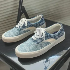 Techshoppy Vintage Breathable Printed Canvas Shoes