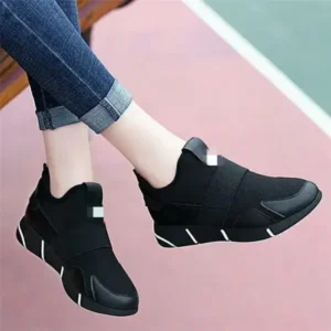 Techshoppy Women Fashion Slip On Round-Toe Shoes