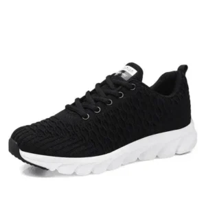 Techshoppy Women Fashion Casual Knit Design Mesh Breathable Running Sneakers