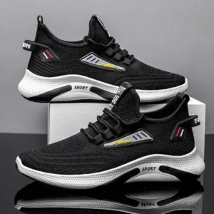 Techshoppy Men Fashion Mesh Breathable Sneakers