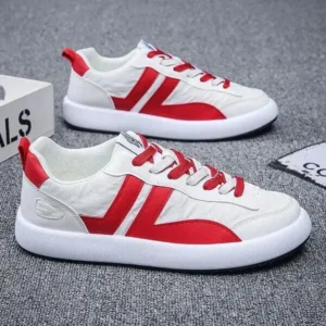 Techshoppy Men Fashion Color Matching Low Top Shoes