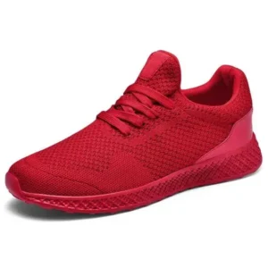 Techshoppy Men Fashion Solid Color Breathable Sneakers