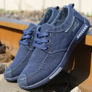 Techshoppy Men Casual Breathable Low Top Canvas Shoes