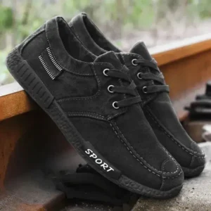 Techshoppy Men Casual Breathable Non-Slip Canvas Shoes