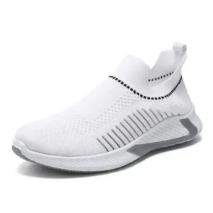 Techshoppy Men Fashion Summer Flyknit Breathable Sneakers