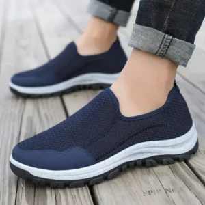 Techshoppy Men Fashion Fall Casual Comfortable Lightweight Flyknit Breathable Mesh Loose Sneakers