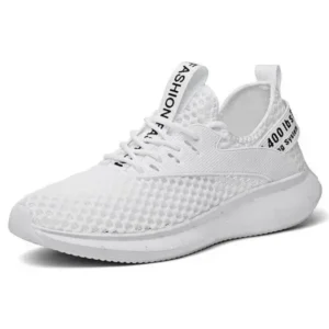 Techshoppy Men Fashion Mesh Hollow Breathable Sneakers