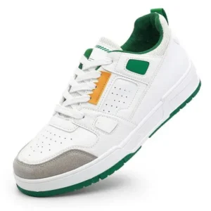 Techshoppy Men Casual Low Top Breathable Pu Sports Shoes