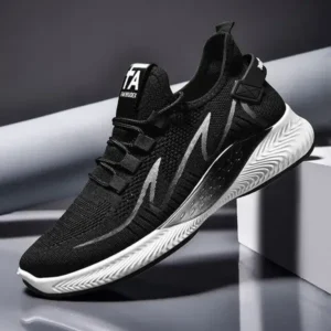 Techshoppy Men Fashion Breathable Lightweight Sneakers