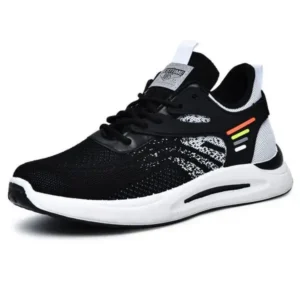 Techshoppy Men'S Casual Breathable Color Block Low Top Sneakers