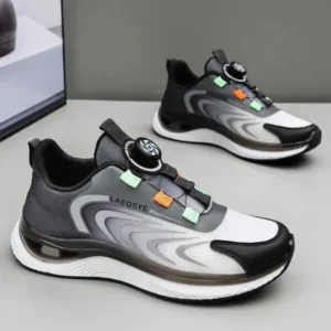 Techshoppy Men'S Casual Color Matching Soft Sole Shock-Absorbing Running Sneakers