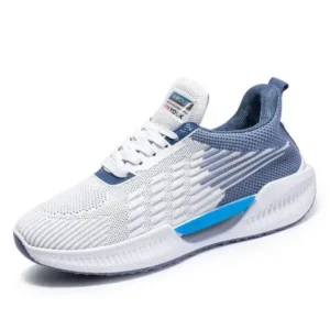 Techshoppy Men'S Fashion Hollow Color Matching Breathable Running Sneakers