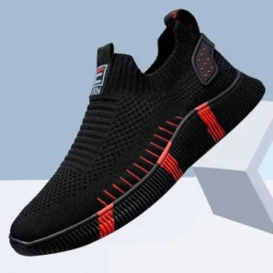 Techshoppy Men'S Fashion Color Matching Mesh Breathable Sneakers