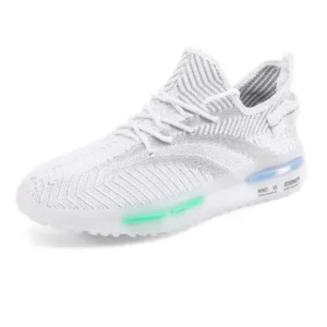 Techshoppy Men'S Fashion Jelly Sole Running Sneakers