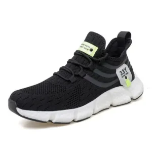 Techshoppy Men Fashion Breathable Color Block Lightweight Sneakers