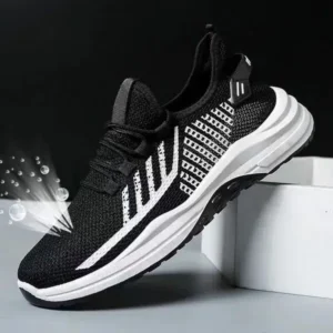 Techshoppy Men Casual Breathable Lightweight Running Sneakers