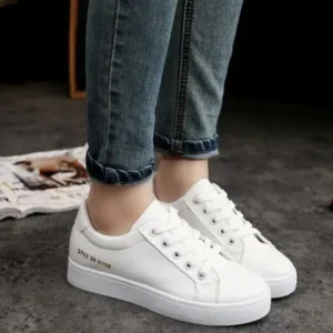 Techshoppy Summer Women Fashion Casual Solid Color Thick-Soled Canvas Sneakers