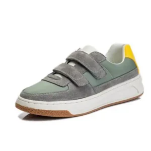 Techshoppy Women Casual Colorblock Platform Velcro Sneakers