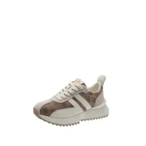 Techshoppy Women Fashion Platform Lace-Up Sneakers