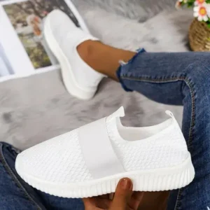 Techshoppy Women Fashion Low Top Mesh Breathable Sneakers