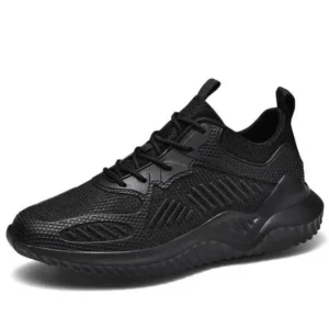 Techshoppy Men Fashion Breathable Mesh Thick Sole Plus Size Sneakers