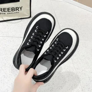 Techshoppy Women Fashion Cute Platform Sneakers